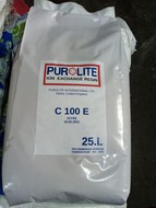 Purolite Пьюролайт C100E, меш. 25 л. Ионообменная смола питьевого класса